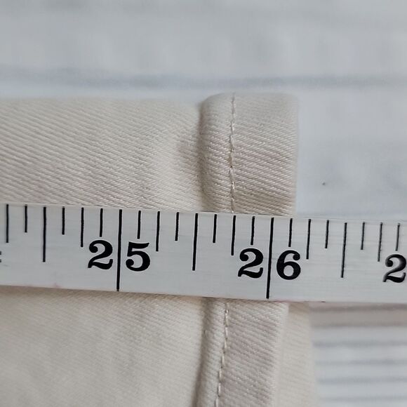 Lucky Brand Bridgette high rise skinny jeans in bone beige Women's Size 4 - Picture 16 of 16